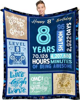 Siklty 744375360788 8 Year Old Boy Gift Birthday Gifts For 60 Inch X 50 Yr
