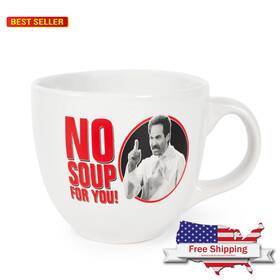 Silver Buffalo 810056660741 Seinfeld No Soup For You Ceramic Mug 24 Ounces