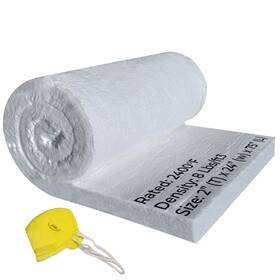 2400f Simond Store B12x.. Ceramic Fiber Blanket Insulation - 8# 2 Inch X 24 75 High... Fast Ship