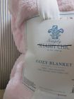 Simply Shabby Chic King Cottage Pink 2 Ply Cozy Blanket Plush Bedding Nwt 490620206638