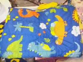 Sivio 619660252652 Kids Weighted Blanket 5lbs 36 Inch X48 100% Natural Cotton Heavy Dinosaur Print Blue