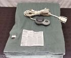 Sku2299 Size Sunbeam Controller Electric Blanket Warming Green Twin