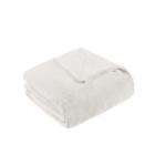Bl51-0915 Sleep Philosophy Weighted Blanket 18 Lbs. Full Queen Reversible Polyester Ivory