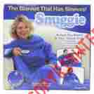 Sn611106 Snuggie Fleece Blanket With Sleeves Hands Are Free Adult Size Royal Blue Color 740275003398