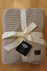 Snow Creek Throw Ugg Australia Nwt Wool Blend 50 X 70 Cream 888855490081