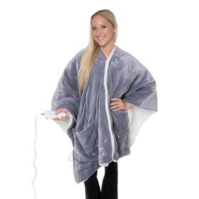 Snuggie 740275301111 Heated Wrap - Wearable Electric Blanket With 4 Heat Settings Auto Off