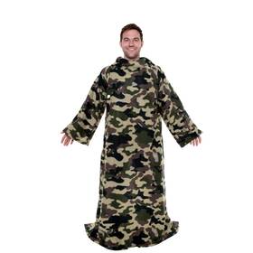 Snuggie 740275302576 Wearable Blanket With Sleeves Pockets - Cozy Camo For Adults