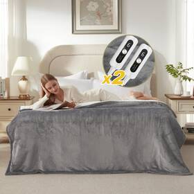 B0dcfkzyq8 Snugsun Electric Heated Blanket King Size With Dual Control Soft And Cozy Thickened