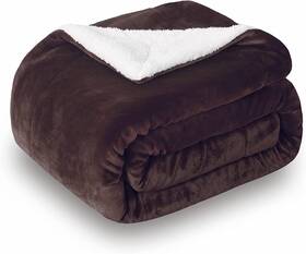 Bya8000002 Sochow Sherpa Fleece Throw Blanket Reversible Super Soft Luxurious Plush Blanke