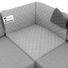 Sofa Shield 840029617762 Couch Sectional Covers For Dogs Reversible Furniture Protector W