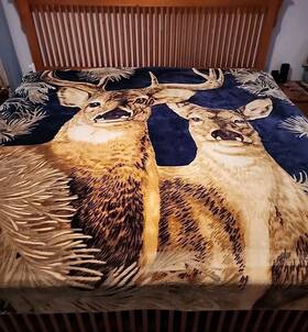 Solaron 619660724432 Korean Super Thick Heavy Weight Mink Blanket Bed Comforters Bedspread