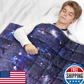 B0b779h5pt Solfres 7lbs Weighted Blanket 41 X 60 Inches Printing Heavy 7 Pounds