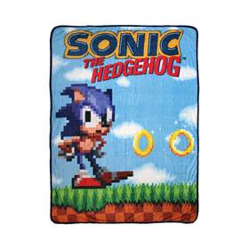 Sh-bl-30877 Sonic The Hedgehog Classic 45 X 60 Inch Fleece Throw Blanket