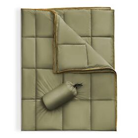 Sonive Camping Blanket Down Alternative Throw Windproof Water-resistant