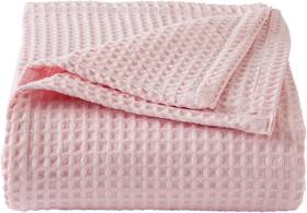 Sonoma 400372134905 Waffle Weave Bed Cotton Blanket Soft Breathable Blush Pink Size King