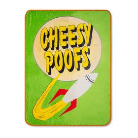 Spk80525 South Park Cheesy Poofs Raschel Throw Blanket 45 X 60 Inches