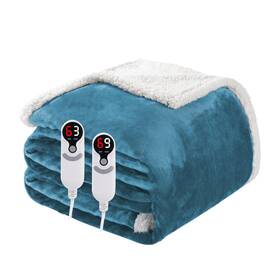 Beaming-365q Soypipo Electric Heated Queen Blanket - 9 Adjustable Heat Settings And Overheat Protection