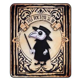 04166310 Spencers Cute Plague Doctor Fleece Blanket