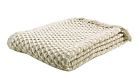 2900-022 Split Natural Blanket Weave Throw Twill Taupe