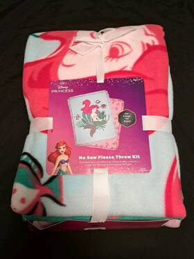 Springs Creative 887816035552 Disney Princess Ariel No Sew Fleece Throw Kit 72 Inch X 60 Springs Creative 887816035552 Disney Princess Ariel No Sew Fleece Throw Kit 72 Inch X 60