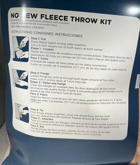 Springs Creative 887816035569 No Sew Fleece Throw Kit 72 Inch X 60 - Moana