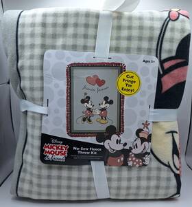 Springs Creative 887816172257 Disney Mickey Mouse And Friends Inch Forever No Sew Fleece Throw Kit 55 X 43