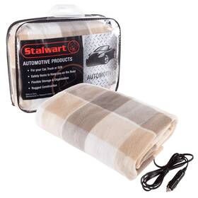 75-bp1010 Stalwart Heated Car Blanket 12-volt Electric For Truck Suv Or Rv Po