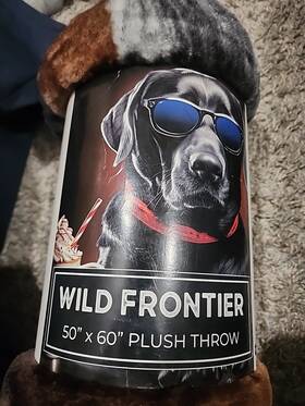 Wm50-082366 Standard Fiber Wild Frontier Plush Throw Wilderness Lab Mocha Multicolor 50 Inch X 60