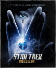 Stk0085bl Star Trek Discovery Edge Of The Universe Burnham Poster Design Silk Touch Fleece