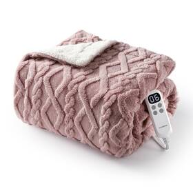 Starbedia 198723688527 Heated Throw Blanket Soft Thick Tufted Electric With 6 Heating