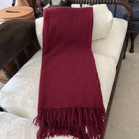 State Cashmere 680175056226 Throw Blanket With Decorative Fringe - Ultra Soft Accent Blank