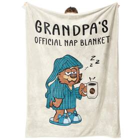 Lfzvdyt0645 Steadstyle Gifts For Grandpa From Grandchildren Grandfather Birthday Gift Blanket G
