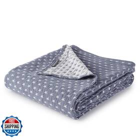 B075slqv9n Sterling Creek Dawson Star Muslin Blanket King Three Layers Lightweight