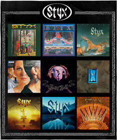 Ersx0001bl Styx Blanket Album Collection Rock And Roll Music Band Fleece Throw