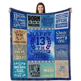 Sulpoie 746847993496 13 Year Old Boy Gift Ideas Gifts For Blanket 60 Inch X50 13th Bi