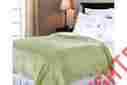 27045758345 Sun-3540 Sunbeam New Luxurious Velvet Plush Queen Heated Blanket Ivy Green