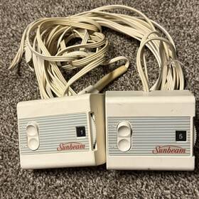 54kq Sunbeam #613a Dual Heat Blanket Controller Style 3 Prong Tested Free Shipping