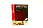 Sunbeam Burgandy Heated Throw Blanket Fleece Electric Extra Soft 027045784757
