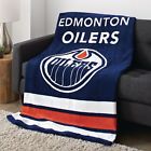 Sunbeam Edmonton Oilers Microplush Heated Throw Blanket 027045767156