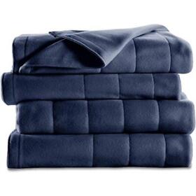 Sunbeam Heated Blanket King Newport Blue