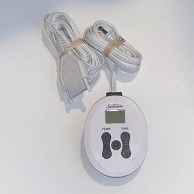 Mpl21tw Sunbeam Electric Heating Blanket Controller 3 Prong Connector