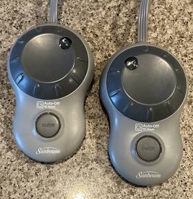 S585kqa Sunbeam Heated Mattress Pad Controls Only King Electric Dual 4 Prong Set