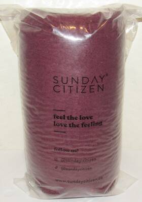 Sunday Citizen 198862003236 Snug Lap Throw Blanket Cherry Lacquer Red 60x48 Inch New