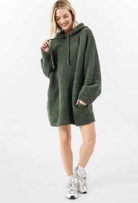 C01231070 Sunday Citizen Snug Blanket Hoodie In Moss