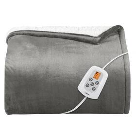 Sunvivi 733669210731 Heated Blanket Twin Size Electric Throw 10 Heat Settings