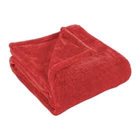 Superior 190052056770 Classic Solid Fleece Blanket Thick Cozy Warm Blankets Velvety Soft Plush