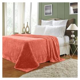 Superior 190052085619 Quality All-season Plush Silky Soft Fleece Blankets And Throws Coral Twin