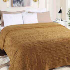 Superior 190052294066 Fleece Boho Jacquard Blanket Decorative Blankets For Bedroom Sofa Fuzzy P