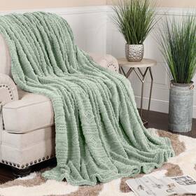 Superior 190052329201 Fleece Boho Jacquard Blanket Decorative Blankets For Bedroom Sofa Fuzzy P