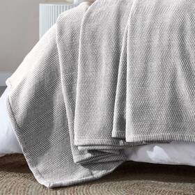 Superior 190052390843 Chenille Cotton Blanket Comfy For Bedroom Decor Bedding Essentials